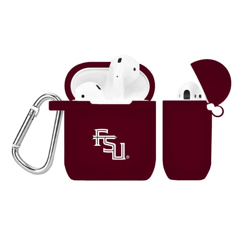 AFFINITY BANDS Florida State Seminoles Silicone Case Cover Compatible with Apple AirPods Gen 1 & 2 (Maroon) - Image 2